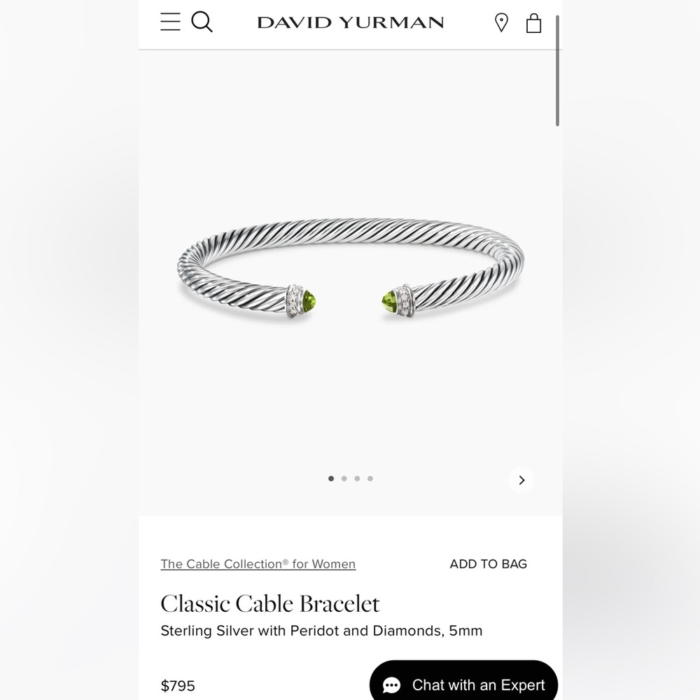 David Yurman cable bangle